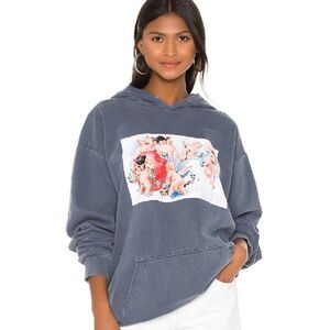 BOYS LIE Oversized denim hoodie
